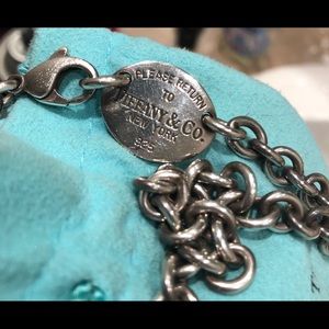 Tiffany and Co. Sterling Silver Oval Choker